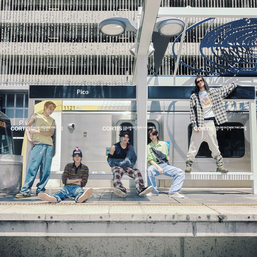 CORTIS COLOR OUTSIDE THE LINES album cover