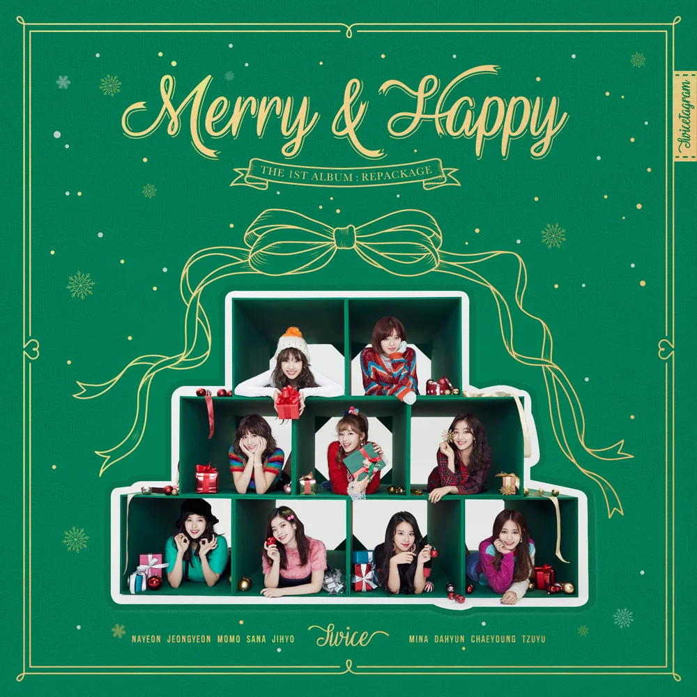 TWICE Merry & Happy album cover