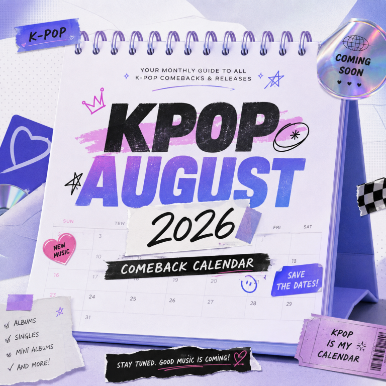 August 2026 K-Pop Comebacks, Debuts & Releases