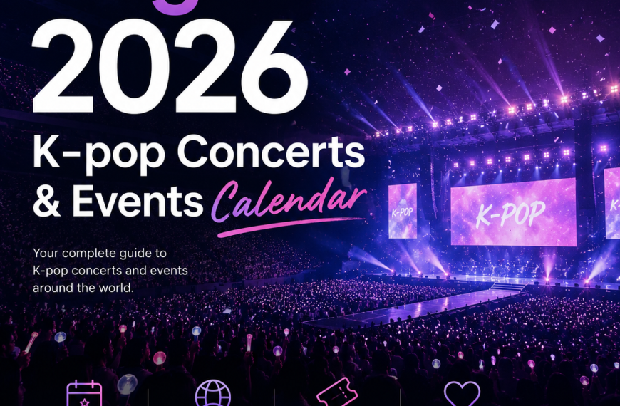 August 2026 K-pop Concerts & Events